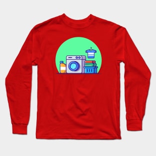 Washing Machine Laundry Set Long Sleeve T-Shirt